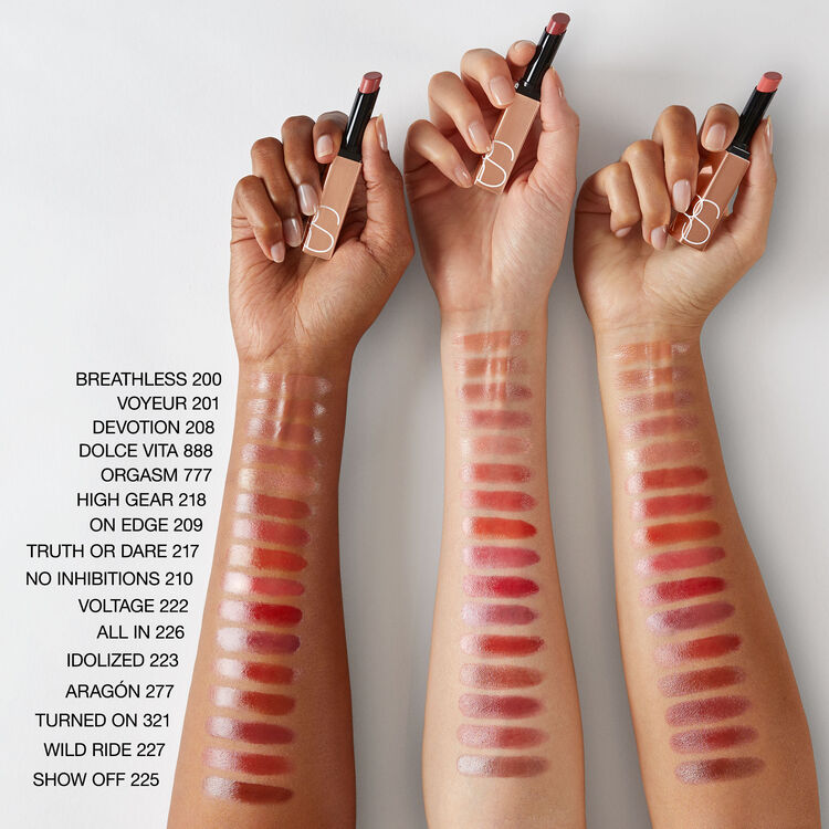 NARS AFTERGLOW LIPSTICK NO INHIBITIONS