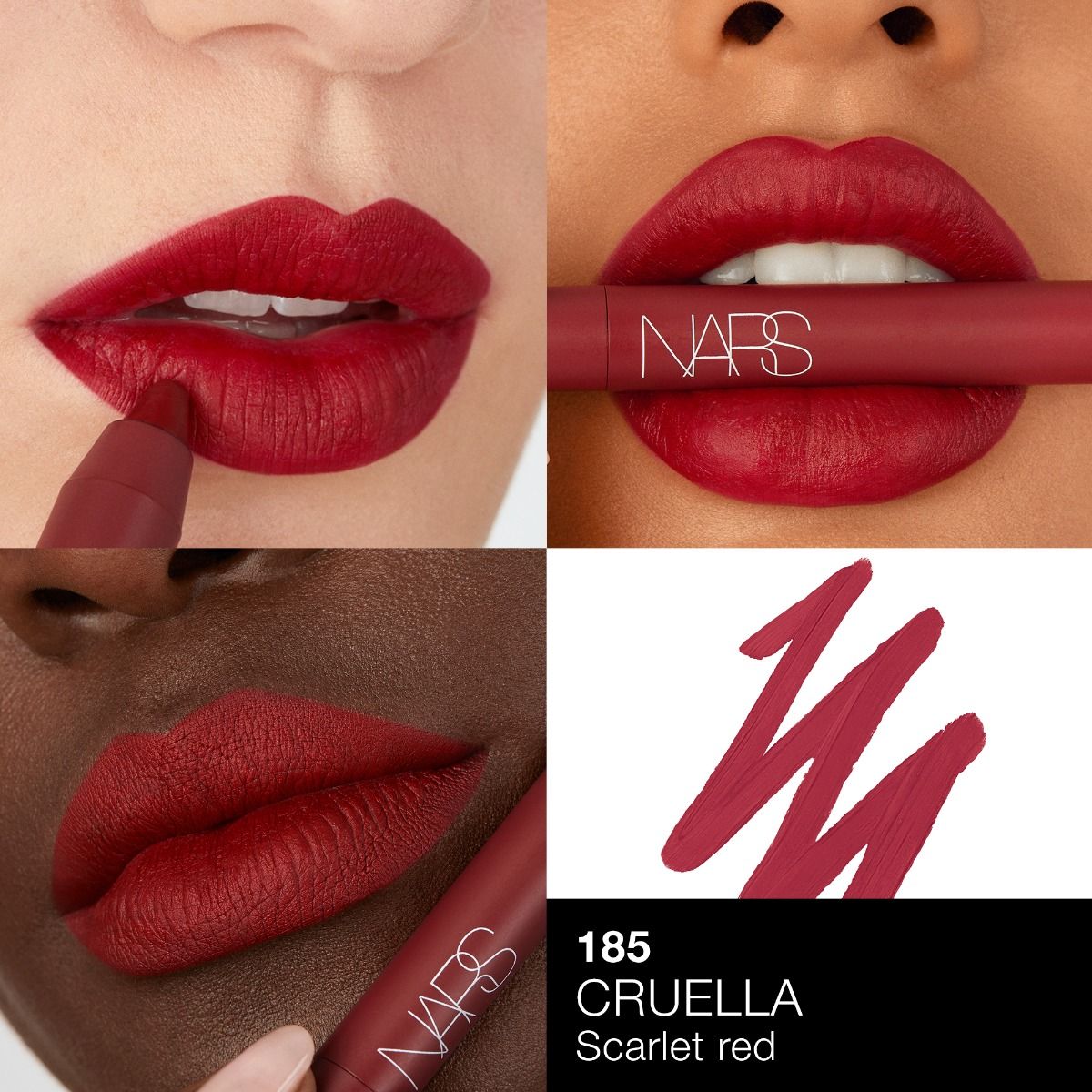 NARS MINI POWERMATTE HIGH-INTENSITY LIP PENCIL DUO - CRUELLA/DRAGONÂ GIRL