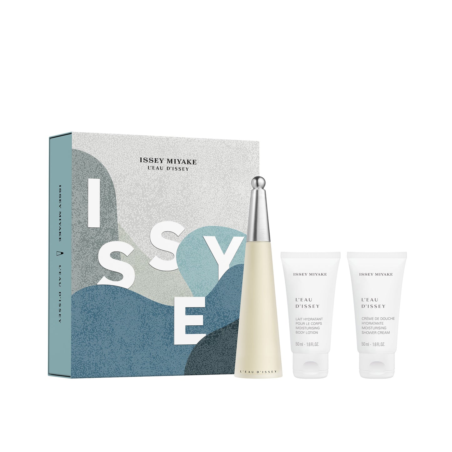 Issey Miyake L'eau D'Issey EDT 50ml + Body Lotion 50ml + Shower Cream 50ml