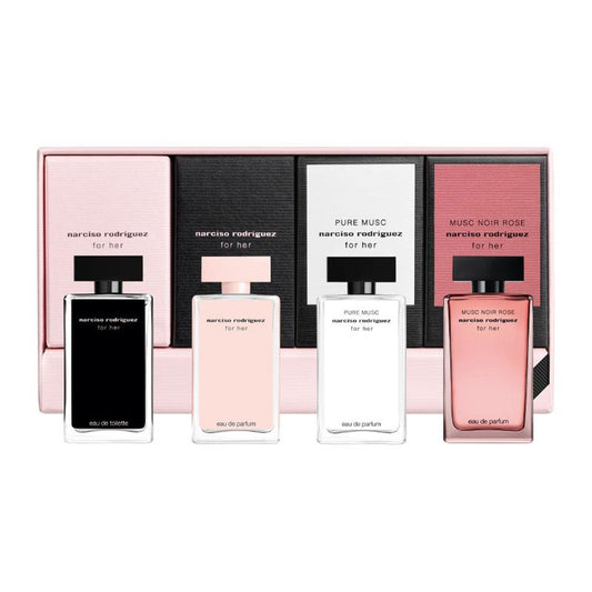 NARCISO RODRIGUEZ MINI FOR HER EDT+EDP+PM+MN ROSE 4X7.5ML