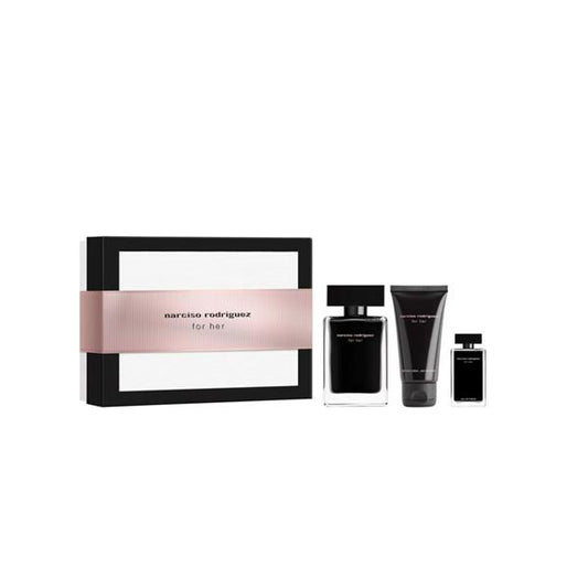 NARCISO RODRIGUEZ FOR HER EDT-XMS25-SET A - 50ML+ BODY LOTION 50ML + EDTMINI 7.5ML