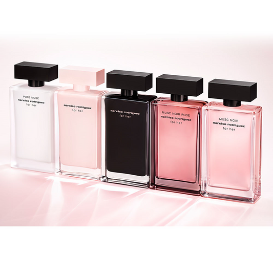 Narciso Rodriguez For Her 10ml Spray Set (For Her EDT, For Her EDP, Pure Musc, Musc Noir Rose)