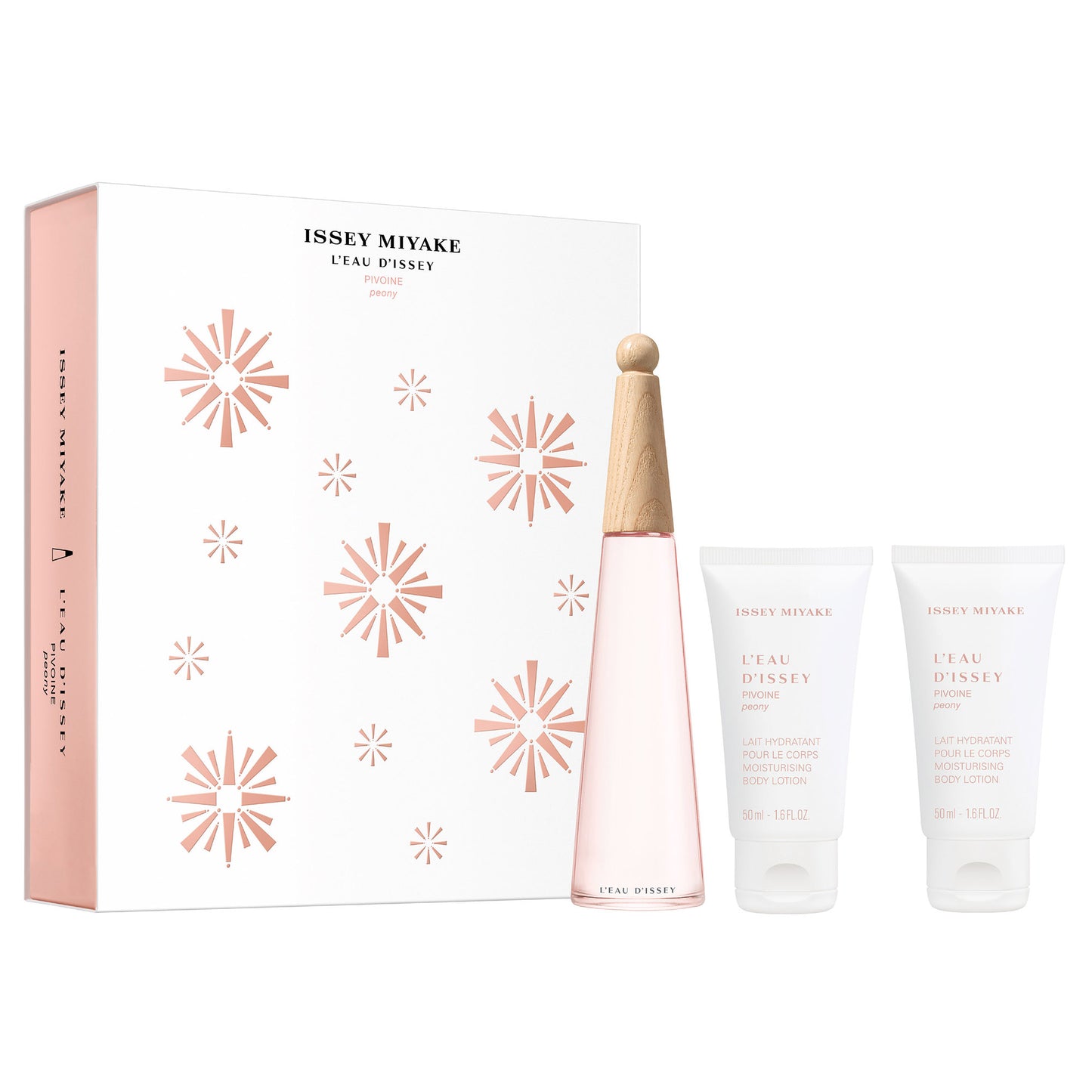 ISSEY MIYAKE L'EAU D'ISSEY PIVIONE EDT INTENSE 50ml + 2 x BODY LOTION 50ml