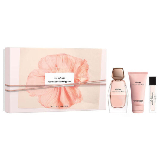 NARCISO RODRIGUEZ ALL OF ME EDP 90ML + BODY LOTION 50ML + PURSE SPRAY 10ML